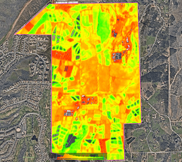 BEAD Agronomy NDVI Drone Aerial Scan