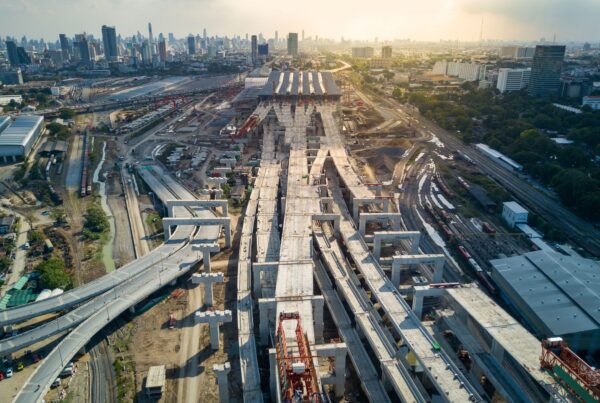 Railway Construction Management with Drone Technology