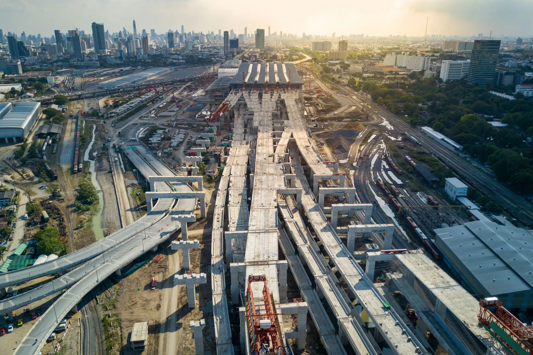 Railway Construction Management with Drone Technology