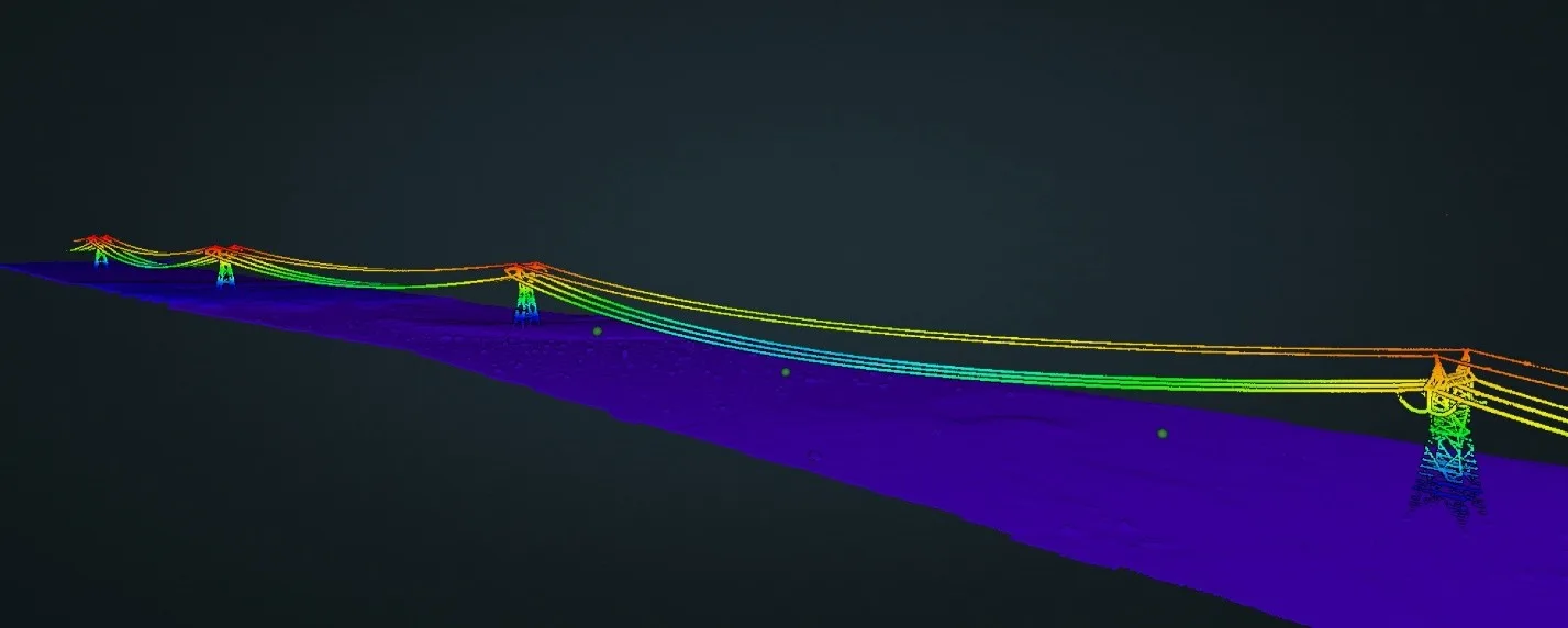 LiDAR drone utility inspection